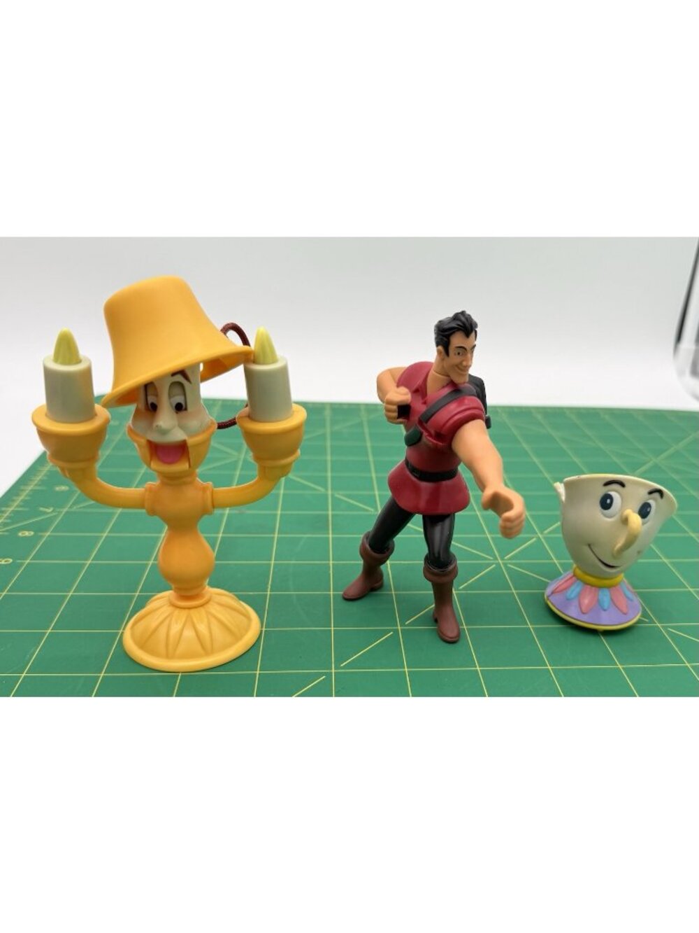 Vintage Beauty and the Beast Lumiere  Gaston Chip McDonald’s Burger King